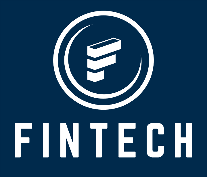 Fintech Logo Blue & White