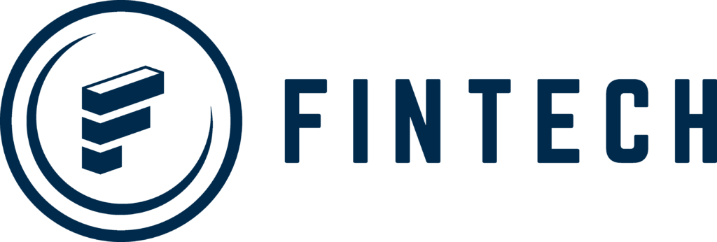 Fintech Logo Horizontal Blue