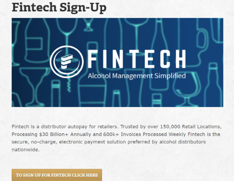 Distributor ToolKit | Fintech Alcohol Payments & Data