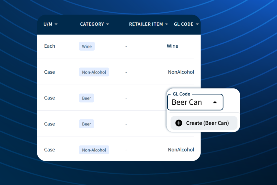GL Coding Product Catalog