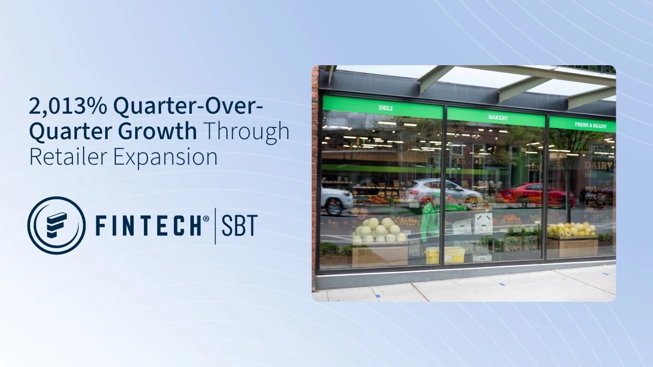 2,013% Quarter-Over-Quarter Growth Through Retailer Expansion